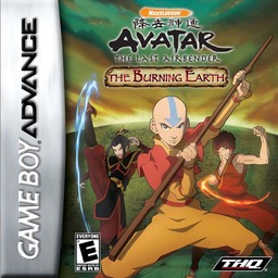 Avatar - The Legend of Aang - The Burning Earth (Europe) (En,De) Cover